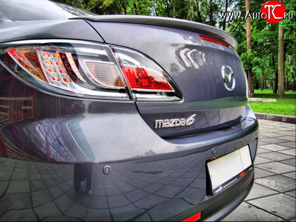 3 899 р. Спойлер EX-Style V1  Mazda 6  GH (2007-2010) дорестайлинг седан (Неокрашенный)  с доставкой в г. Кемерово