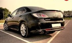 3 899 р. Спойлер EX-Style V1  Mazda 6  GH (2007-2010) дорестайлинг седан (Неокрашенный)  с доставкой в г. Кемерово. Увеличить фотографию 2