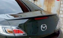 3 899 р. Спойлер EX-Style V1  Mazda 6  GH (2007-2010) дорестайлинг седан (Неокрашенный)  с доставкой в г. Кемерово. Увеличить фотографию 3