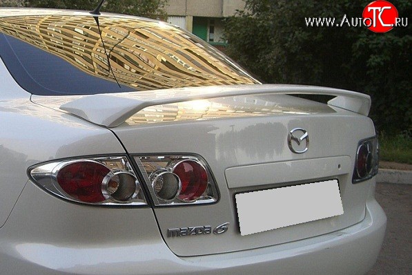 4 799 р. Спойлер RS  Mazda 6  GG (2002-2005) седан дорестайлинг (Неокрашенный)  с доставкой в г. Кемерово