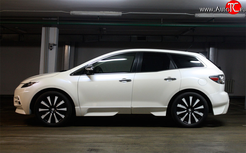 13 949 р. Пороги и накладки дверей One&Only  Mazda CX-7  ER (2006-2010) дорестайлинг (Неокрашенные)  с доставкой в г. Кемерово