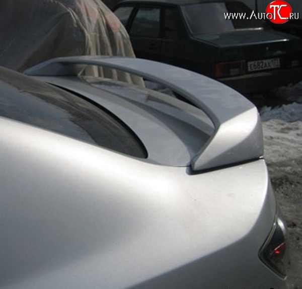 5 099 р. Спойлер Sport-V2 Mazda 3/Axela BK дорестайлинг седан (2003-2006) (Неокрашенный)  с доставкой в г. Кемерово