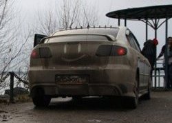 5 099 р. Спойлер Sport-V2 Mazda 3/Axela BK дорестайлинг седан (2003-2006) (Неокрашенный)  с доставкой в г. Кемерово. Увеличить фотографию 3