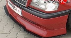 4 399 р. Накладка переднего бампера Rieger Mercedes-Benz C-Class W202 дорестайлинг седан (1993-1997)  с доставкой в г. Кемерово. Увеличить фотографию 2