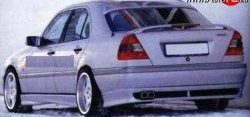 4 049 р. Накладка заднего бампера Rieger Mercedes-Benz C-Class W202 дорестайлинг седан (1993-1997)  с доставкой в г. Кемерово. Увеличить фотографию 6