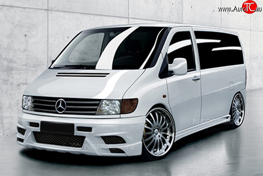 4 999 р. Пороги накладки Neodesign Mercedes-Benz Vito W638 (1996-2003)  с доставкой в г. Кемерово