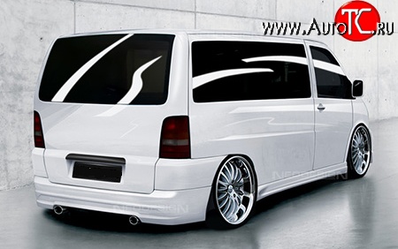 8 399 р. Задний бампер Neodesign Neodesign Mercedes-Benz Vito W638 (1996-2003)  с доставкой в г. Кемерово