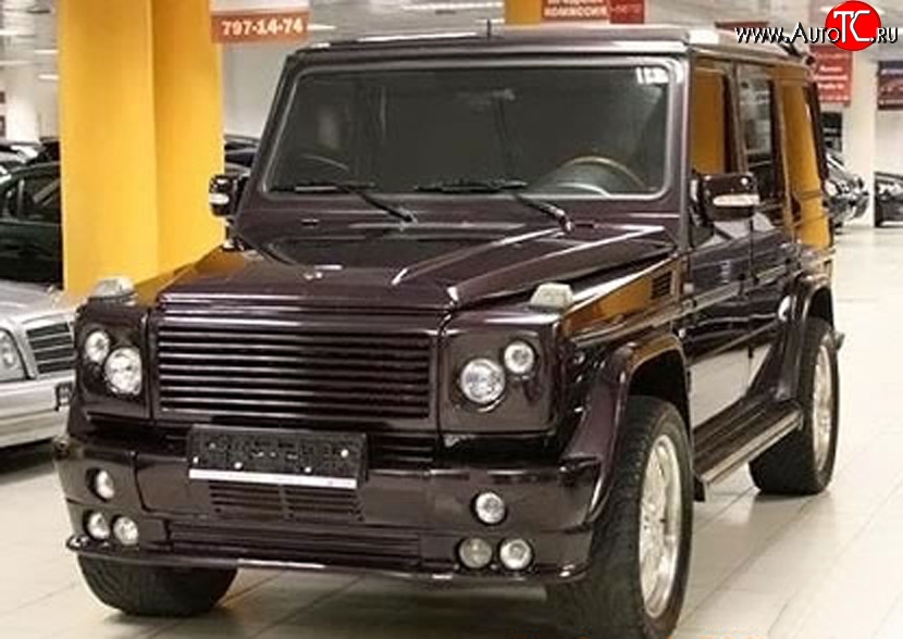 9 799 р. Накладка переднего бампера ART Style Mercedes-Benz G class W463 5 дв. дорестайлинг (1989-1994) (Неокрашенная)  с доставкой в г. Кемерово