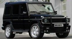 4 299 р. Накладка переднего бампера Brabus Mercedes-Benz G class W463 5 дв. дорестайлинг (1989-1994) (Неокрашенная)  с доставкой в г. Кемерово. Увеличить фотографию 2