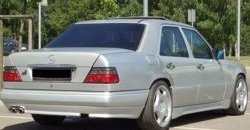 6 799 р. Пороги накладки GT Dynamics Mercedes-Benz E-Class W124 седан дорестайлинг (1984-1993) (Неокрашенные)  с доставкой в г. Кемерово. Увеличить фотографию 6