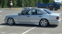 6 799 р. Пороги накладки GT Dynamics Mercedes-Benz E-Class W124 седан дорестайлинг (1984-1993) (Неокрашенные)  с доставкой в г. Кемерово. Увеличить фотографию 3