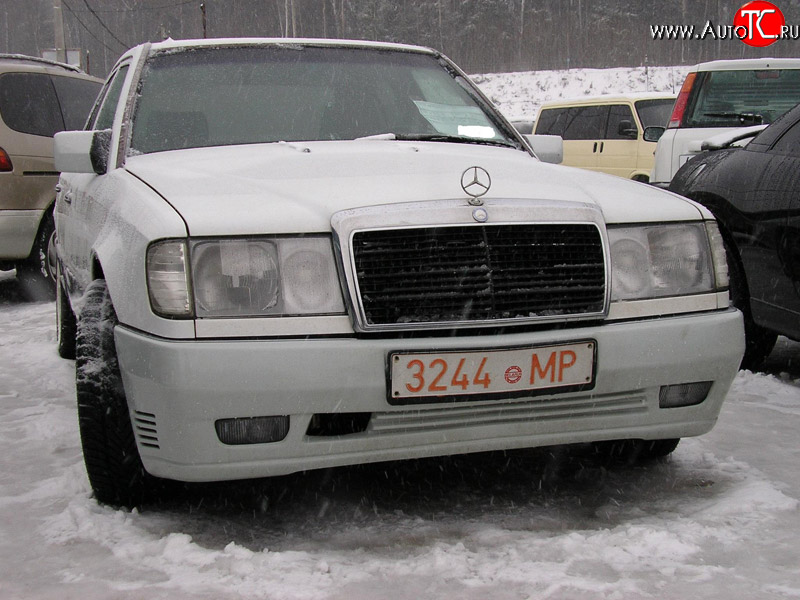 7 239 р. Передний бампер Classic на Mercedes-Benz E-Class W124 седан дорестайлинг (1984-1993)  с доставкой в г. Кемерово