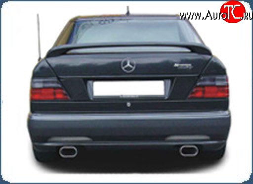 4 999 р. Накладка Classic на задний бампер Mercedes-Benz E-Class W124 седан дорестайлинг (1984-1993)  с доставкой в г. Кемерово
