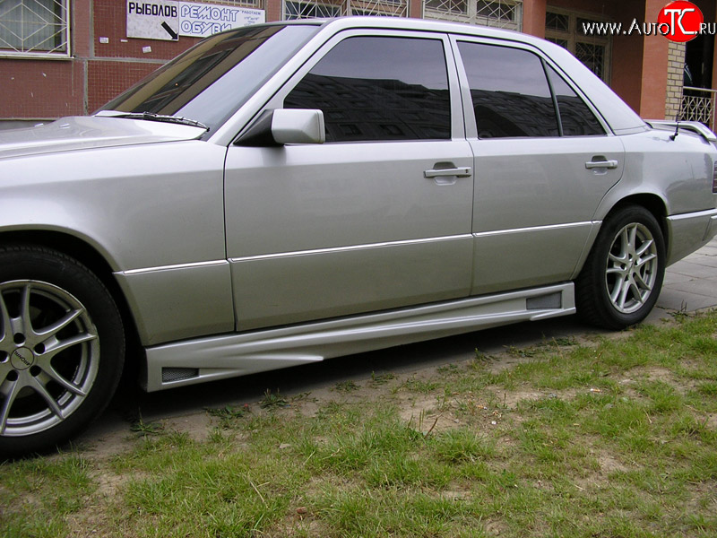 4 699 р. Пороги накладки Elegance Mercedes-Benz E-Class W124 седан дорестайлинг (1984-1993)  с доставкой в г. Кемерово
