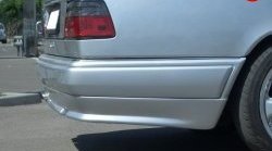 4 299 р. Накладка заднего бампера GT Dynamics Mercedes-Benz E-Class W124 седан дорестайлинг (1984-1993) (Неокрашенная)  с доставкой в г. Кемерово. Увеличить фотографию 6