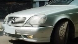 11 399 р. Накладка переднего бампера AMG Mercedes-Benz S class W140 Купе (1991-1998) (Неокрашенная)  с доставкой в г. Кемерово. Увеличить фотографию 2
