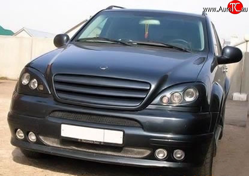 11 399 р. Накладка переднего бампера BRABUS (дорестайлинг) Mercedes-Benz ML class W163 дорестайлинг (1997-2001) (Неокрашенная)  с доставкой в г. Кемерово