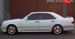 6 549 р. Накладка переднего бампера LORINZER Style Mercedes-Benz E-Class W210 дорестайлинг универсал (1996-1999) (Неокрашенная)  с доставкой в г. Кемерово. Увеличить фотографию 2