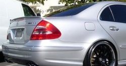 5 099 р. Лип спойлер AMG Mercedes-Benz E-Class W211 дорестайлинг седан (2002-2006) (Неокрашенный)  с доставкой в г. Кемерово. Увеличить фотографию 2