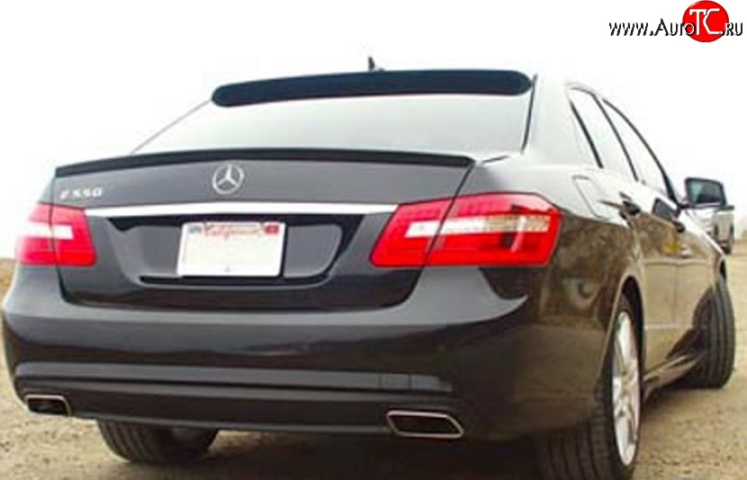 6 549 р. Лип спойлер AMG Mercedes-Benz E-Class W212 дорестайлинг седан (2009-2012) (Неокрашенный)  с доставкой в г. Кемерово