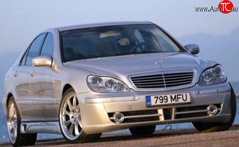 12 599 р. Передний бампер Lorinser F-01 Mercedes-Benz S class W220 (1998-2005) (Неокрашенный)  с доставкой в г. Кемерово