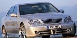 9 799 р. Пороги накладки Lorinser F-01 Mercedes-Benz S class W220 (1998-2005) (База: стандартная, Неокрашенные)  с доставкой в г. Кемерово. Увеличить фотографию 2