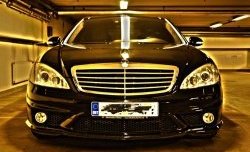 8 649 р. Передний бампер AMG Mercedes-Benz S class W221 (2006-2013) (Неокрашенный)  с доставкой в г. Кемерово. Увеличить фотографию 2