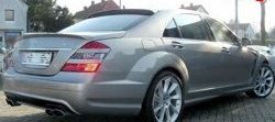 5 949 р. Козырёк LORINSER на заднее лобовое стекло автомобиля Mercedes-Benz S class W221 (2006-2013) (Неокрашенный)  с доставкой в г. Кемерово. Увеличить фотографию 2