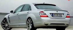 16 049 р. Пороги накладки LORINSER Mercedes-Benz S class W221 (2006-2013) (Неокрашенные)  с доставкой в г. Кемерово. Увеличить фотографию 2