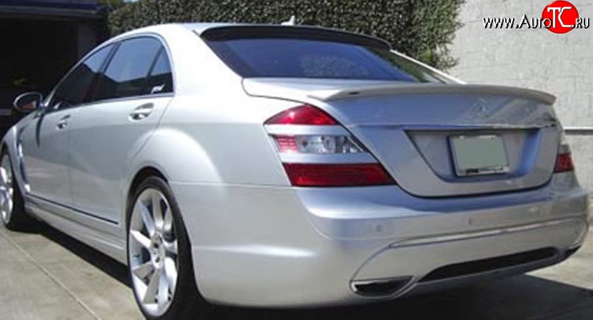 5 949 р. Спойлер LORINSER Mercedes-Benz S class W221 (2006-2013) (Неокрашенный)  с доставкой в г. Кемерово