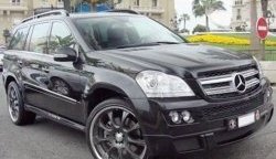 7 349 р. Вставки для модульной оптики ПТФ BRABUS Mercedes-Benz GL class X164 дорестайлинг (2006-2009) (Без оптических модулей)  с доставкой в г. Кемерово. Увеличить фотографию 2