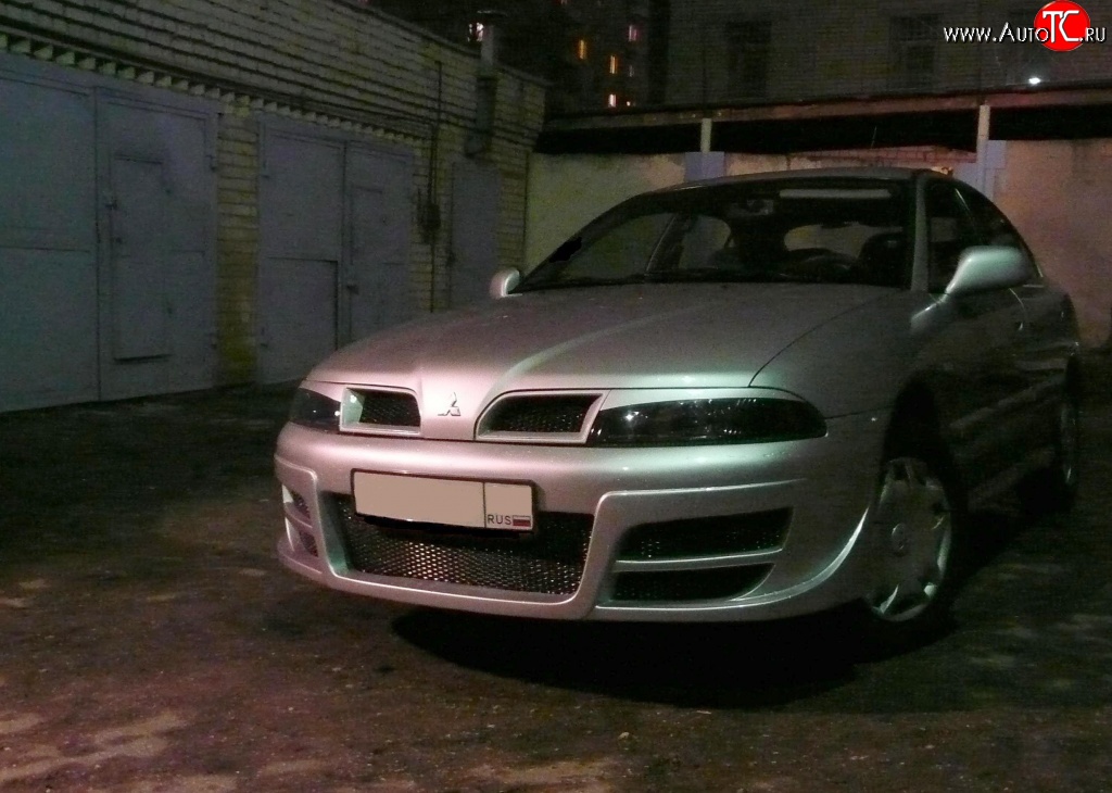 11 899 р. Передний бампер M-VRS 2 Mitsubishi Carisma (1999-2004) (Без сетки, Неокрашенный)  с доставкой в г. Кемерово