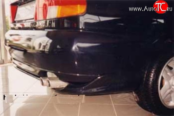 4 499 р. Накладка заднего бампера Racing Mitsubishi Carisma (1996-1999)  с доставкой в г. Кемерово