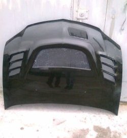 29 699 р. Пластиковый капот Sport Mitsubishi Lancer Evolution 8 CT9A седан (2003-2005)  с доставкой в г. Кемерово. Увеличить фотографию 3