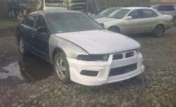 11 099 р. Передний бампер Evo style Mitsubishi Galant 8  дорестайлинг седан (1996-1998) (Без сетки, Неокрашенный)  с доставкой в г. Кемерово. Увеличить фотографию 6