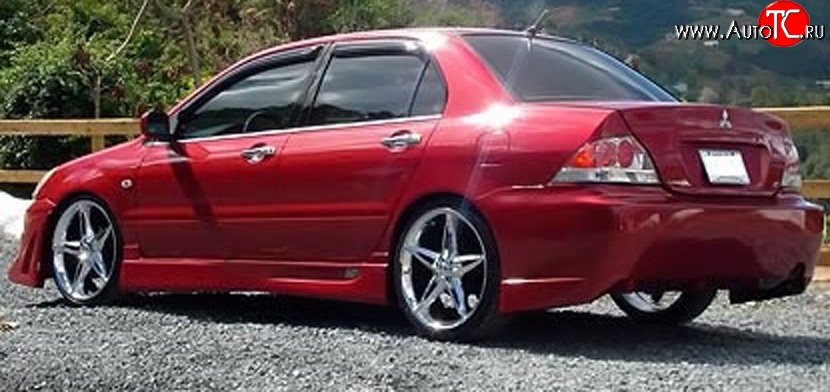 5 899 р. Пороги накладки Accolade на Mitsubishi Lancer 9 CS универсал 1-ый рестайлинг (2003-2005) (Неокрашенные)  с доставкой в г. Кемерово