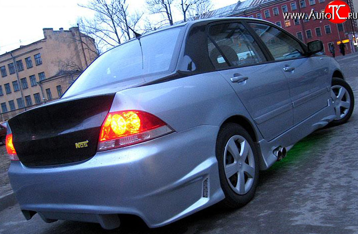 7 549 р. Задний бампер OS  Mitsubishi Lancer  9 CS (2003-2009) седан 1-ый рестайлинг, седан 2-ой рестайлинг  с доставкой в г. Кемерово