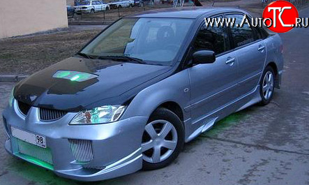 6 699 р. Передний бампер OS Mitsubishi Lancer 9 CS универсал 1-ый рестайлинг (2003-2005)  с доставкой в г. Кемерово