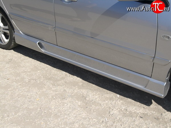 15 999 р. Комплект порогов в стиле INGS Extreem Mitsubishi Lancer 9 CS универсал 1-ый рестайлинг (2003-2005) (Неокрашенные)  с доставкой в г. Кемерово