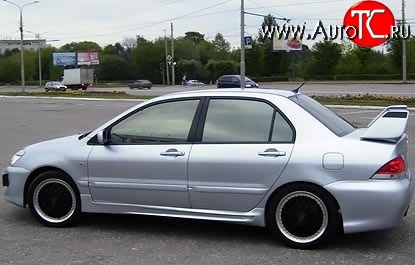 4 099 р. Пороги накладки Underground Mitsubishi Lancer 9 CS универсал 1-ый рестайлинг (2003-2005) (Неокрашенные)  с доставкой в г. Кемерово