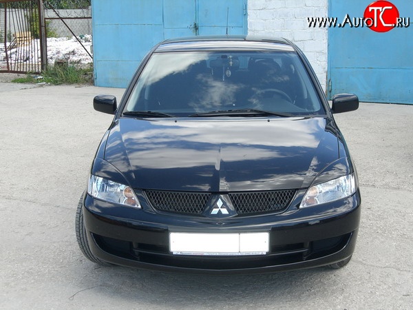 889 р. Комплект широких ресничек Evo V2 Mitsubishi Lancer 9 CS седан 2-ой рестайлинг (2005-2009) (Неокрашенные)  с доставкой в г. Кемерово