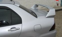 8 299 р. Спойлер в стиле Evo var №2 (средний)  Mitsubishi Lancer  9 CS (2003-2009) седан 1-ый рестайлинг, седан 2-ой рестайлинг (Неокрашенный)  с доставкой в г. Кемерово. Увеличить фотографию 2