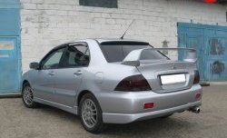 8 299 р. Спойлер в стиле Evo var №2 (средний)  Mitsubishi Lancer  9 CS (2003-2009) седан 1-ый рестайлинг, седан 2-ой рестайлинг (Неокрашенный)  с доставкой в г. Кемерово. Увеличить фотографию 3