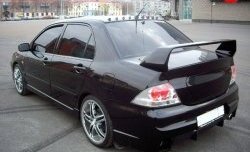 8 299 р. Спойлер в стиле Evo var №2 (средний)  Mitsubishi Lancer  9 CS (2003-2009) седан 1-ый рестайлинг, седан 2-ой рестайлинг (Неокрашенный)  с доставкой в г. Кемерово. Увеличить фотографию 4