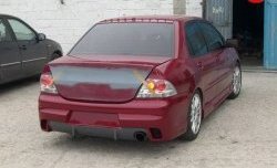 14 299 р. Задний бампер Evo Mitsubishi Lancer 9 CS седан 1-ый рестайлинг (2003-2005) (Неокрашенный)  с доставкой в г. Кемерово. Увеличить фотографию 2