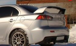 11 699 р. Спойлер Evo V1 Высокий  Mitsubishi Lancer  10 CY (2007-2017) седан дорестайлинг, седан рестайлинг (Неокрашенный)  с доставкой в г. Кемерово. Увеличить фотографию 4