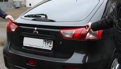 4 199 р. Лип спойлер Sport 5D (хетчбек)  Mitsubishi Lancer  10 CY (2007-2017) хэтчбэк дорестайлинг, хэтчбек 5 дв рестайлинг (Неокрашенный)  с доставкой в г. Кемерово. Увеличить фотографию 2