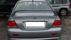 5 799 р. Спойлер GT Dynamics Mitsubishi Lancer 9 CS седан 1-ый рестайлинг (2003-2005) (Неокрашенный)  с доставкой в г. Кемерово. Увеличить фотографию 2