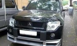 10 599 р. Накладка переднего бампера Sport  Mitsubishi Pajero ( 4 V90,  4 V80) (2006-2011) дорестайлинг, дорестайлинг (Неокрашенная)  с доставкой в г. Кемерово. Увеличить фотографию 2