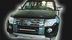 10 499 р. Накладка переднего бампера GT Dynamics Mitsubishi Pajero 4 V80 дорестайлинг (2006-2011) (Дорестайлинг, Неокрашенная)  с доставкой в г. Кемерово. Увеличить фотографию 3